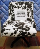 COW HIDE HYDRAULIC OFFICE CHAIR