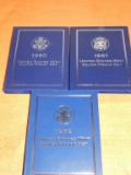 3 US SILVER PROOF SETS