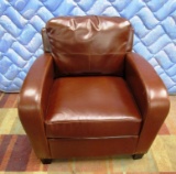 BROWN LEATHER CHAIR