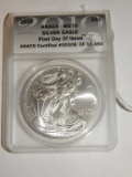 GRADED 2010 AMERICAN SILVER EAGLE