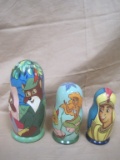 3 DISNEY NESTING DOLLS