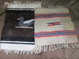 2 NATIVE AMERICAN SM RUGS