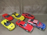 6 DIECAST COLLECTOR CARS