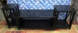 3 PC BLACK COFFEE AND END TABLE SET