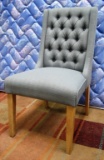 GREY PADDED DINING CHAIR