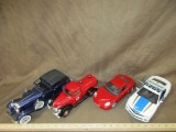 4 DIECAST CARS