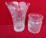 2 LARGE WATERFORD CRYSTAL VASES