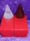 2 WATERFORD CRYSTAL XMAS TREES IN BOXES