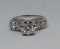 14KT WHITE GOLD DIAMOND RING