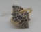 14KT YELLOW GOLD DIAMOND RING