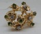 14KT PERIDOT AND DIAMOND RING