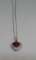 18KT RUBY AND DIAMOND PENDANT