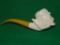 NOS FIGURAL MEERSCHAUM PIPE