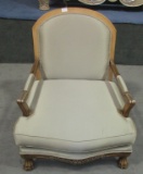 LARGE BEDROOM CHAIR WITH OTTOMAN