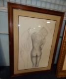 RONALD DUNN 1975 PENCIL NUDE ARTWORK