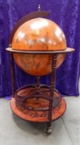 VINTAGE GLOBE BAR ON WHEELS