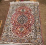 ANTIQUE WOOL AREA CARPET