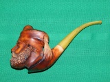 VINTAGE MEERSCHAUM FIGURAL PIPE