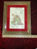 FRAMED ORIENTAL GENUINE IVORY ART