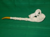 STUNNING HORSE NOS MEERSCHAUM PIPE 13