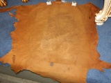 STRETCHED LEATHER INDIAN ARTWORK