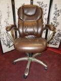 LEATHER ULTRA PLUSH OFFICE CHAIR