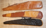 3 USED RIFLE SOFT CASES