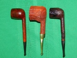 LOT OF 3 VINTAGE BRIAR PIPES