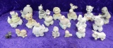 LOT OF 19 ENESCO PRECIOUS MOMENTS FIGURENES