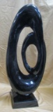 BLACK ART DECO SCULPTURE