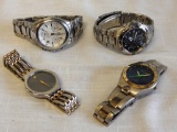 (4) MENS WATCHES
