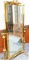 Antique Brass Cheval Mirror