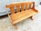 Classic Oak Wood Bench