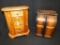 2 Jewelry Boxes With Costume Jewelry