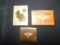 3 Vintage Military Themed Cigarette Cases