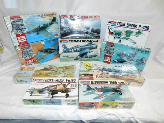 10 NIB Monogram Model Airplanes