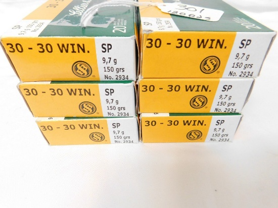 120 Rounds Of 30-30 Win Ammo