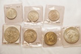 7 Silver Mexican Coins