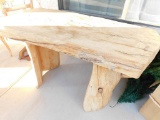 Solid Wood Outdoor Bench