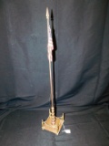 Vintage Brass Flag Pole