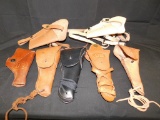 Lot Of 7 US Leather Holsters