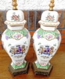 Pair Of Porcelain Vases