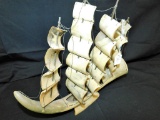 Antique Horn Made Ship