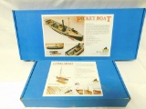 2 Model Shipways Wooden Ship Models