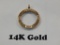 14K GOLD DIAMOND COIN BEZEL 17.8 GRAMS
