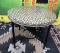 NEW ROUND METAL BASE END TABLE