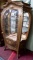 BEAUTIFUL ANTIQUE FRENCH BOWFRONT CHINA CABINET