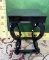 NEW BLACK WOOD END TABLE