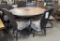BRAND NEW SUNBRELLA ROUND PATIO TABLE WITH 6 CHAIRS