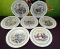 7 LIMOGE COLLECTOR PLATES